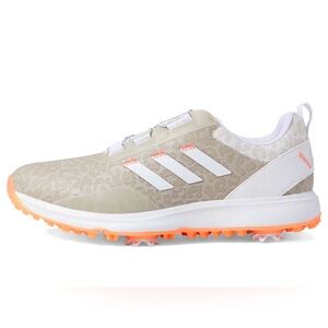 Women’s ADIDAS S2G 23 Boa Golf Shoes- White/Coral Fusion. Size 8.5